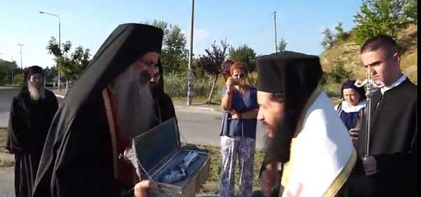 Στο Τσοτύλι το λείψανο της Αγίας Μαρίνας από το Άγιο Όρος (Βίντεο)