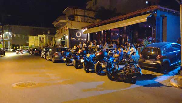 Οι μοτοσυκλετιστές της Σιάτιστας σε ένα αυγουστιάτικο πάρτι