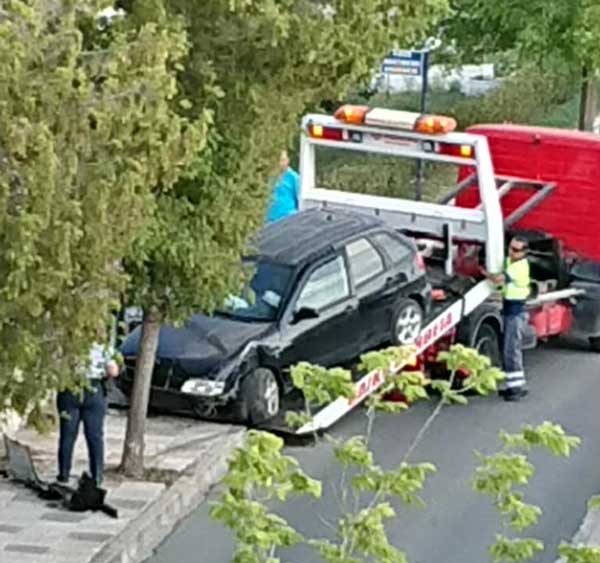 Τροχαίο ατύχημα συνέβη χωρίς τραυματισμούς στον δρόμο προς την Παναγία Φανερωμένη