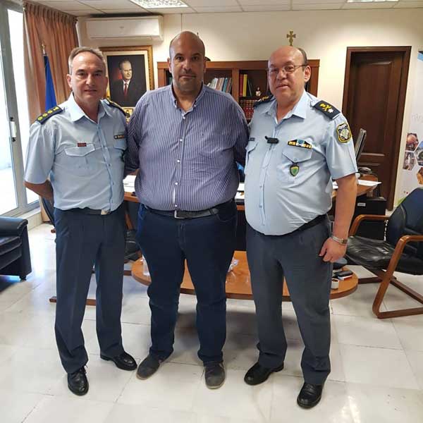 Επίσκεψη του Γενικού Περιφερειακού Αστυνομικού Διευθυντή Δυτικής Μακεδονίας στον Αντιπεριφερειάρχη Γρεβενών Γιάννη Γιάτσιο
