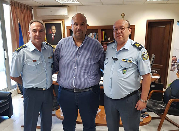 Επίσκεψη του Γενικού Περιφερειακού Αστυνομικού Διευθυντή Δυτικής Μακεδονίας στον Αντιπεριφερειάρχη Γρεβενών Γιάννη Γιάτσιο