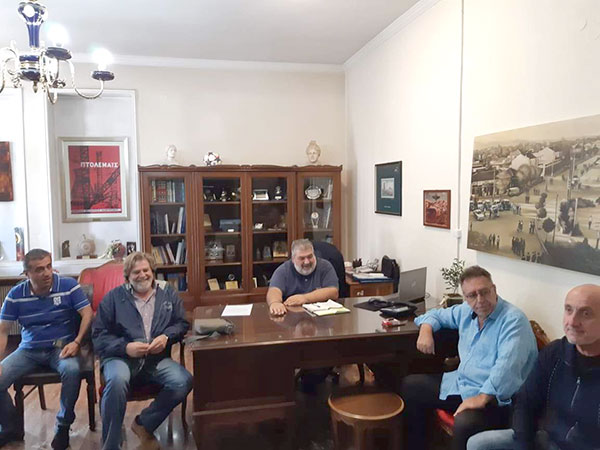Επίσκεψη του Δ.Σ. Εργατικού Κέντρου Πτολεμαΐδας στον Δήμαρχο Εορδαίας