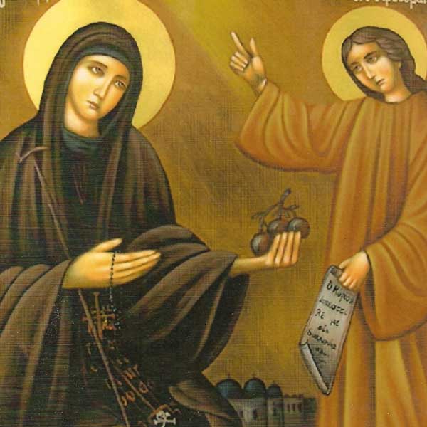 Πρόγραμμα ιερών ακολουθιών επί τη ελεύσει του Ιερού Λειψάνου της Αγίας Ειρήνης της Χρυσοβαλάντου