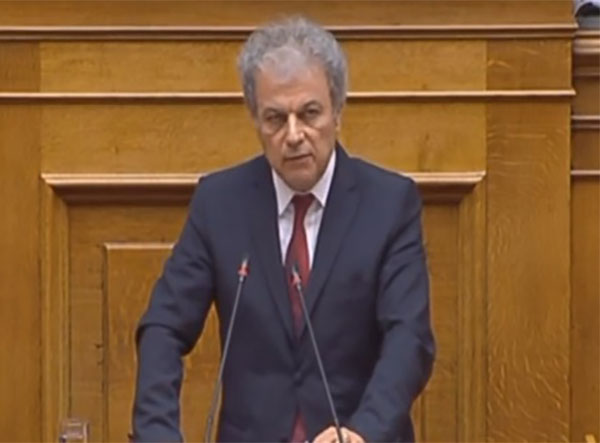 Ομιλία του Γιώργου Αμανατίδη στην ολομέλεια της Βουλής