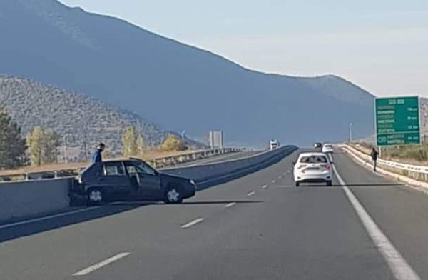 Τροχαίο στην Εγνατία μετά την Ξηρολίμνη