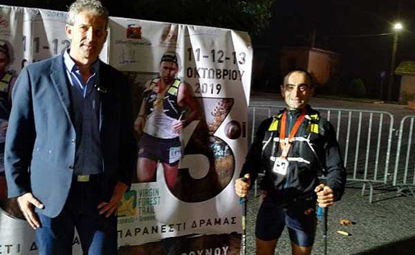 Ο Μωυσής Φωλτόπουλος από την Άρδασσα πρώτος σε αγώνα βουνού 162,7χλμ στο Παρανέστι Δράμας