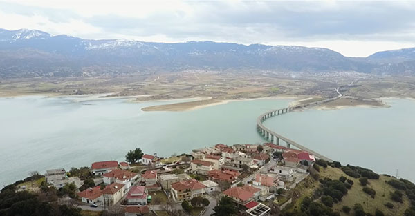 Drone αποκαλύπτει την ομορφιά του Αλιάκμονα