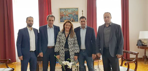 Επίσκεψη της Ελληνικής Ομοσπονδίας Γούνας στο γραφείο του Πρωθυπουργού στη Θεσσαλονίκη