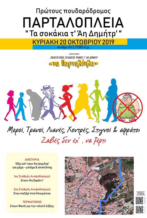 Οδηγίες για τους συμμετέχοντες στα Παρταλόπλεια