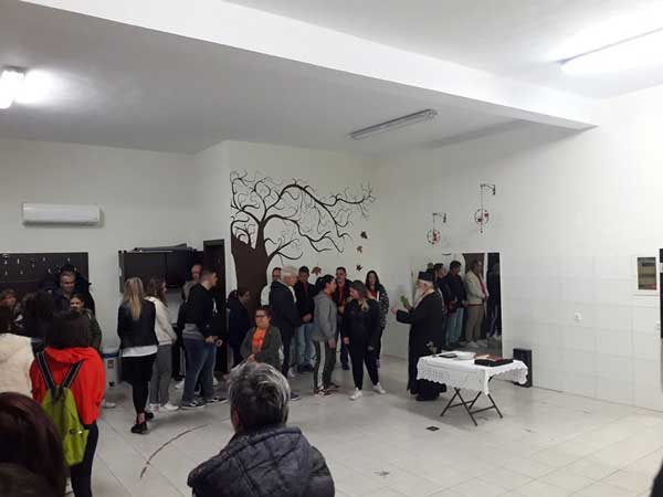 Αγιασμός για την έναρξη των δραστηριοτήτων του πολιτιστικού Συλλόγου Πλατάνια