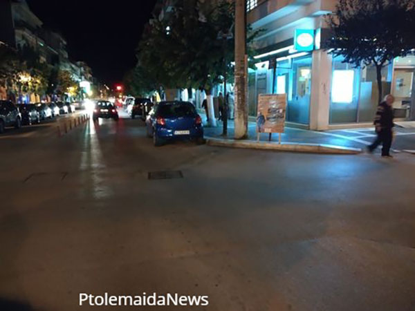 Μηχανή μεγάλου κυβισμού χτύπησε και παρέσυρε γυναίκα στο κέντρο της Πτολεμαΐδας