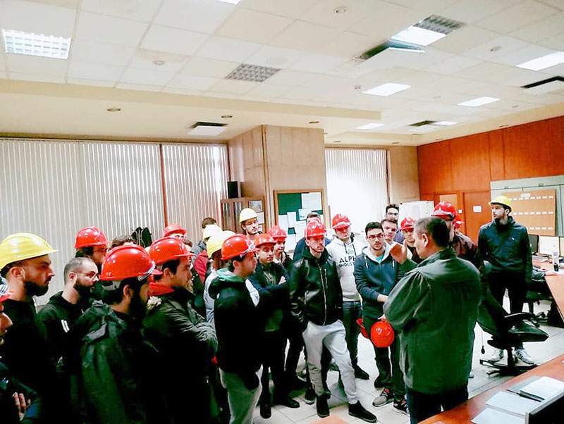 Εκπαιδευτική επίσκεψη του Τμήματος Μηχανολόγων Μηχανικών του Πανεπιστημίου Δ. Μακεδονίας στον ΑΗΣ Αγίου Δημητρίου
