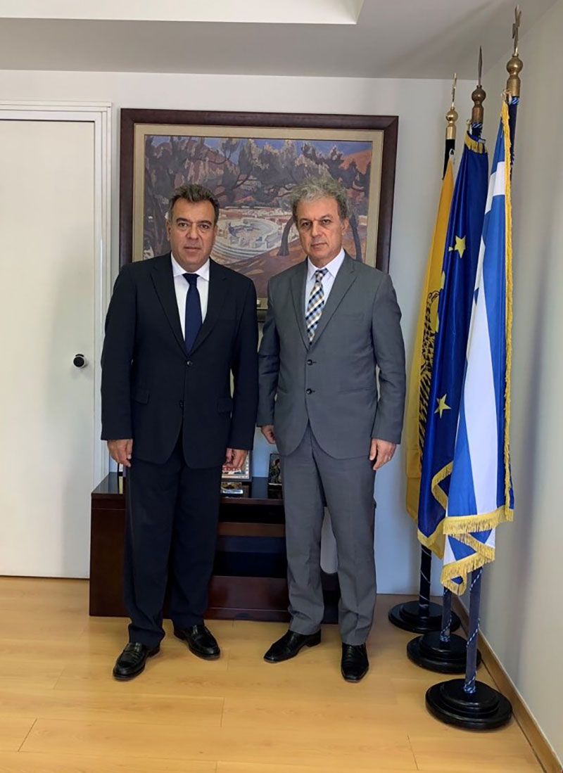 Συνάντηση Βουλευτή ΝΔ Ν. Κοζάνης κ. Γιώργου Αμανατίδη με τον Υφυπουργό Τουρισμού κ. Μάνο Κόνσολα για θέματα τουριστικής στρατηγικής της περιοχής