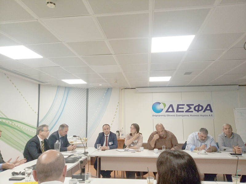 Συνάντηση εργασίας στα γραφεία της ΔΕΣΦΑ