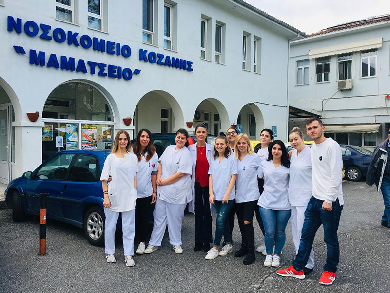 Εκπαιδευτική εκδρομή της ΄Β Τάξης, ΕΠΑ.Σ ΟΑΕΔ ΜΑΘΗΤΕΙΑΣ ΚΟΖΑΝΗΣ, ειδικότητας Βοηθών Γενικής Νοσηλείας, στο Γ.Ν Μαμάτσειο Κοζάνης