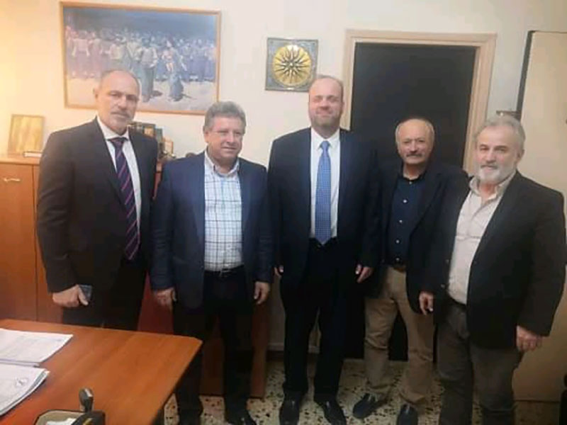 Το Προεδρείο του Εργατικού Κέντρου Ν. Κοζάνης, επισκέφθηκε ο νέος Διοικητής του ΟΑΕΔ κος Σπύρος Πρωτοψάλτης