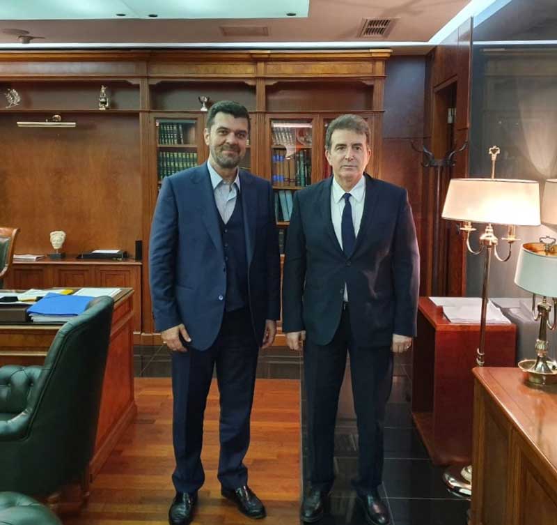 Συνάντηση του βουλευτή Ν. Γρεβενών, κ. Ανδρέα Πάτση με τον Υπουργό Προστασίας του Πολίτη, κ. Μιχάλη Χρυσοχοΐδη