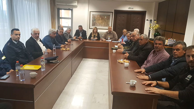 Ευρεία σύσκεψη του Συντονιστικού Οργάνου Πολιτικής Προστασίας της Π.Ε. Γρεβενών