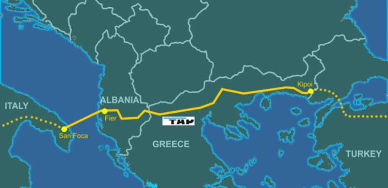 Ολοκληρώθηκε το ελληνικό τμήμα του αγωγού TAP – Μπαίνει σε δοκιμαστική λειτουργία