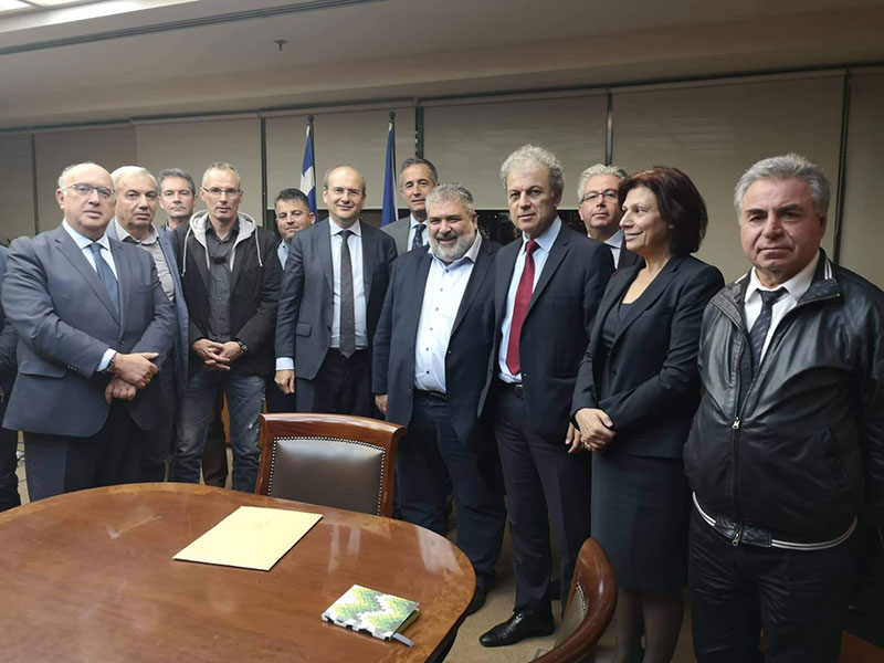 Συνάντηση εκπροσώπων του Δήμου Εορδαίας με τον Υπουργό Περιβάλλοντος και Ενέργειας Κωστή Χατζηδάκη