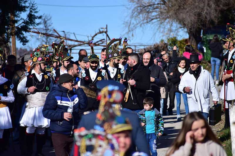 Βγήκαν οι Μωμόγεροι στα Αλωνάκια της Κοζάνης
