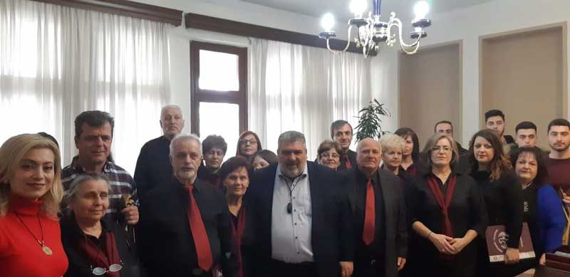 Κάλαντα και ευχές στον Δήμαρχο Εορδαίας