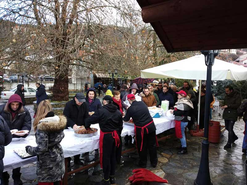 Ξεκίνησε η 13η γουρνοχαρά στη Βλάστη