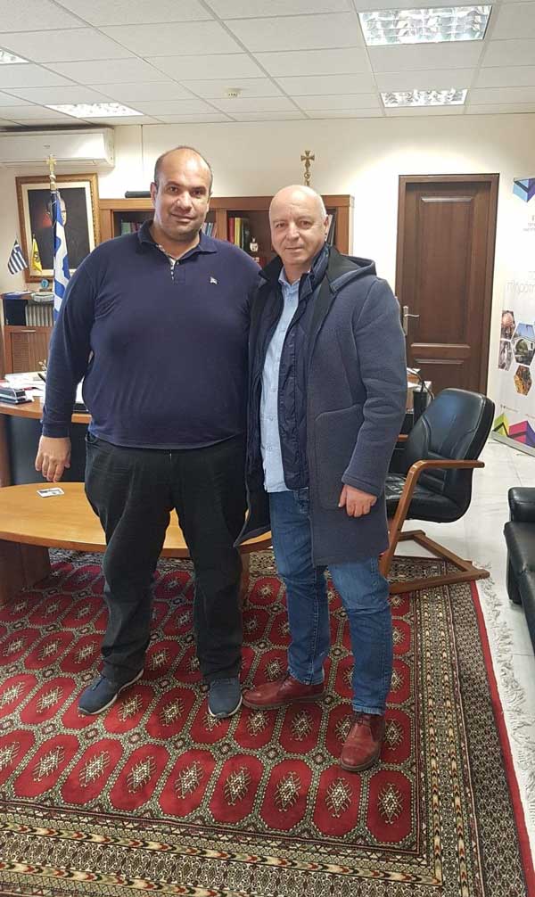 O Πρόεδρος της Πανελλήνιας Ομοσπονδίας Πολιτιστικών Συλλόγων Βλάχων και της Παγκόσμιας Πανβλαχικής Αμφικτιονίας κ. Μιχάλης Μαγειρίας επισκέφτηκε τον αντιπεριφερειάρχη Π.Ε.Γρεβενών κ. Γιάννη Γιάτσιο
