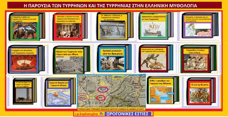 5 Τυρρηνοί: Ελληνική μυθολογία, η Τυρρηνία και η δράση των Τυρρηνών (προϊστορικών Δυτικομακεδόνων)