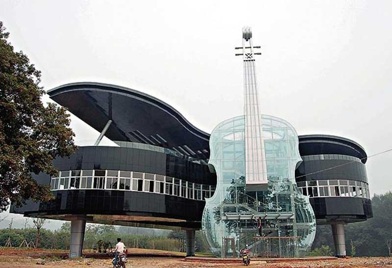 Το πιο εντυπωσιακό μουσικό σχολείο στην Κίνα είναι «μουσικό όργανο»
