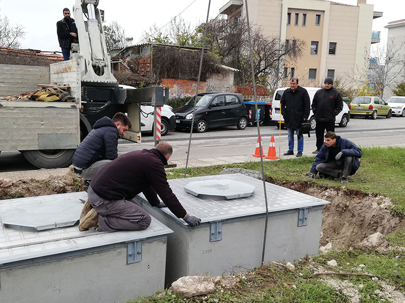 Επεκτείνεται το πρόγραμμα: 43 υπόγειοι κάδοι απορριμμάτων σε όλο το εύρος του Δήμου Κοζάνης