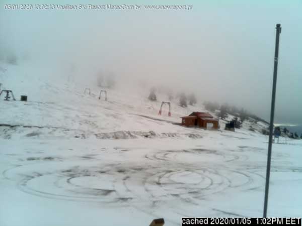 Ανοιχτό για χιονοδρομία το Χιονοδρομικό της Βασιλίτσας-Δείτε βίντεο