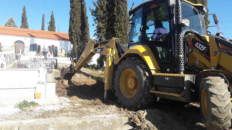 Εργασίες εξωραϊσμού των Κοιμητηρίων Κήπου