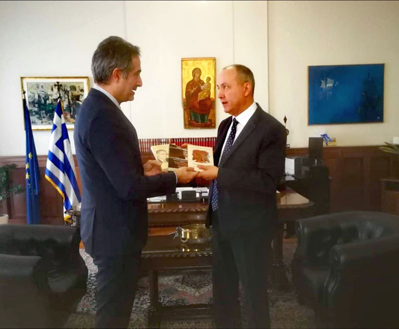 Επίσκεψη του βουλευτή Π.Ε. Κοζάνης Στάθη Κωνσταντινίδη στο Υφυπουργείο Εσωτερικών/Μακεδονίας Θράκης