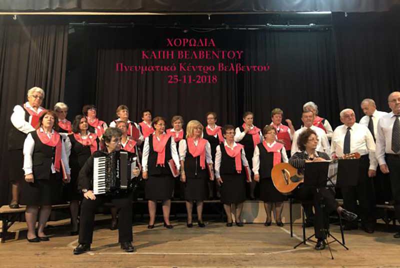 Στην κοπή της πρωτοχρονιάτικης πίτας του Κ.Α.Π.Η. Βελβεντού