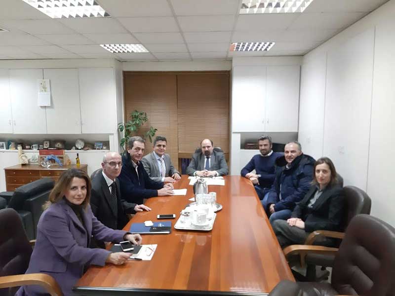 Συνάντηση του Προέδρου Ελληνικής Ομοσπονδίας Γούνας Δημήτρη Κοσμίδη με τον Βουλευτή Ν.Δ. Καστοριάς Ζήση Τζηκαλάγια