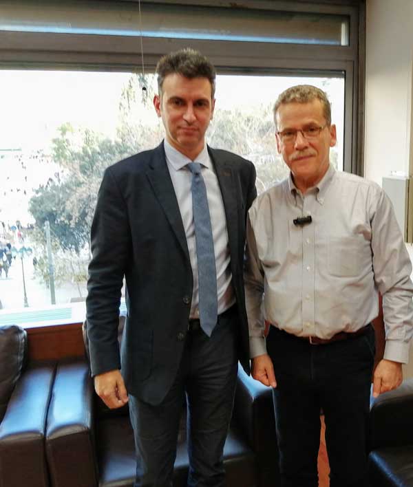 Συνάντηση του Δημάρχου Κοζάνης, Λάζαρου Μαλούτα με τον Γ.Γ. ΕΣΠΑ και Δημοσίων Επενδύσεων, Δημήτρη Σκάλκο