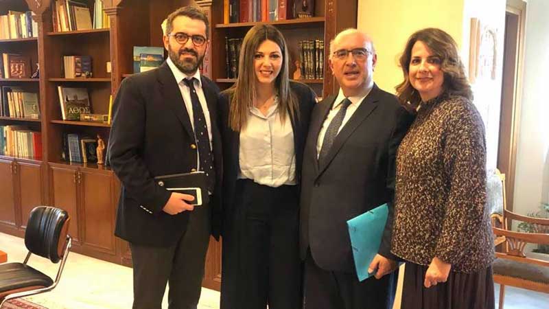 Συνάντηση-συζήτηση πραγματοποίησε ο Μιχάλης Παπαδόπουλος με την ηγεσία του Υπουργείου Παιδείας