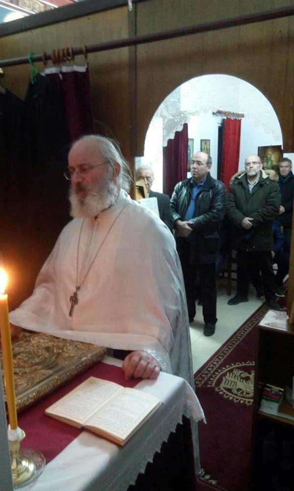 Φωτογραφίες από το σημερινό εσπερινό του οσίου Θεοδοσίου του Κοινοβιάρχου στο Μποδοσάκειο Νοσοκομείο