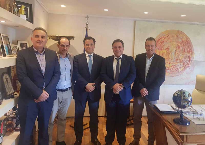 Συνάντηση της διοίκησης του Επιμελητηρίου Κοζάνης με τον Υπουργό Ανάπτυξης & Επενδύσεων, Άδωνι Γεωργιάδη
