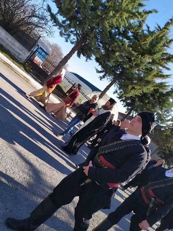 Υποδοχή λειψάνων Αγίου Γεωργίου και Κοσμά του Αιτωλού στην Ακρινή