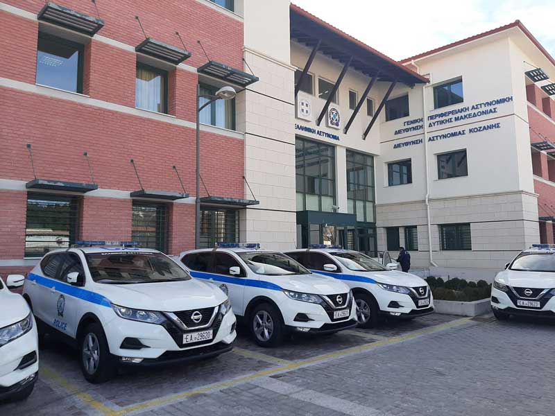 27 νέα Nissan Qashqai στην διάθεση της αστυνομίας στη Δυτική Μακεδονία-4 Citroën Jumper, 2 τύπου Iveco- Στην Κοζάνη άλλα 10 περιπολικά Peugeot 308 και ένα βαν μεταφοράς προσωπικού
