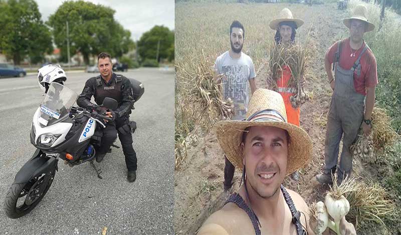 Πετρανά Κοζάνης: «Περιπολία».. στα χωράφια- Από τη ΔΙ.ΑΣ στις καλλιέργειες με τα .. σκόρδα