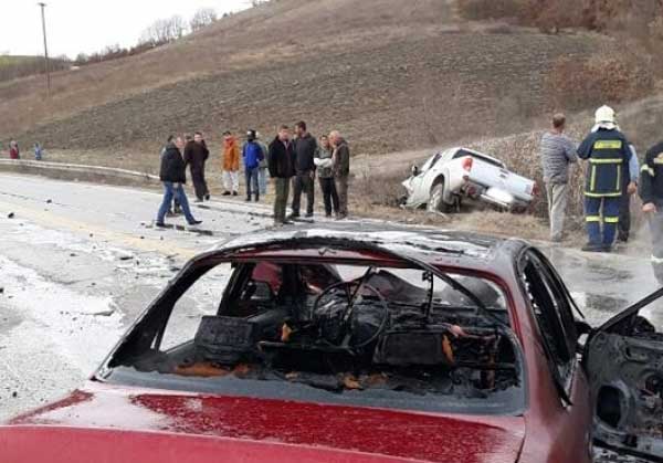 Σοβαρό τροχαίο στο 7ο χλμ Γρεβενών-Μαυραναίων