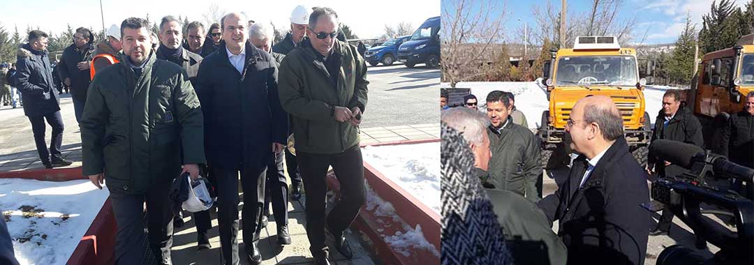 Ο Υπουργός Ενέργειας και Περιβάλλοντος Κώστας Χατζηδάκης στο Νότιο Πεδίο