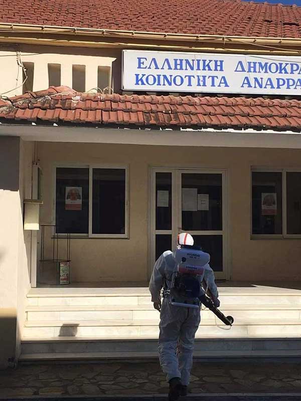 Ξεκίνησαν οι προληπτικές απολυμάνσεις στους κοινόχρηστους χώρους όλων των Κοινοτήτων του Δήμου Εορδαίας