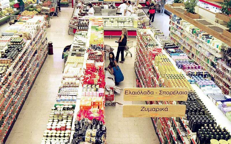 Ελεγχος εισόδου στα σούπερ μάρκετ από τη Δευτέρα