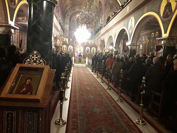 Ο εσπερινός της συγνώμης τελέστηκε στον ‘Αγιο Κωνσταντίνο Κοζάνης