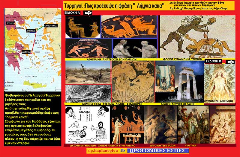 18ον) Τυρρηνοί: Πως προέκυψε η φράση ”Λήμνια κακά”