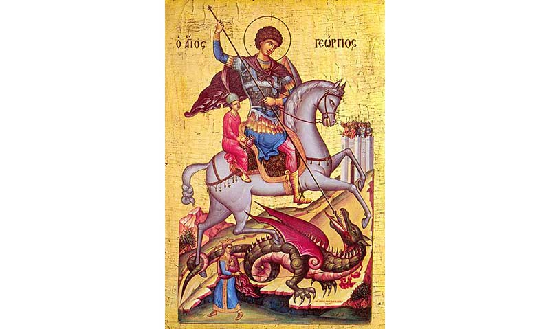 Μέγιστο σύνθημα ζωής – Άγιος Γεώργιος ο Τροπαιοφόρος – Πασχαλινός χαιρετισμός και προσευχή